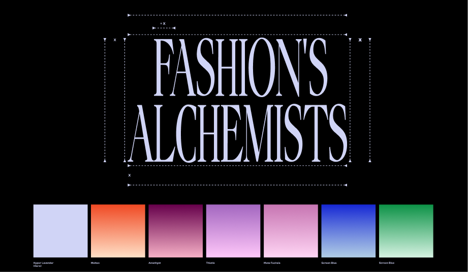 Fashion's Alchemists brand identity